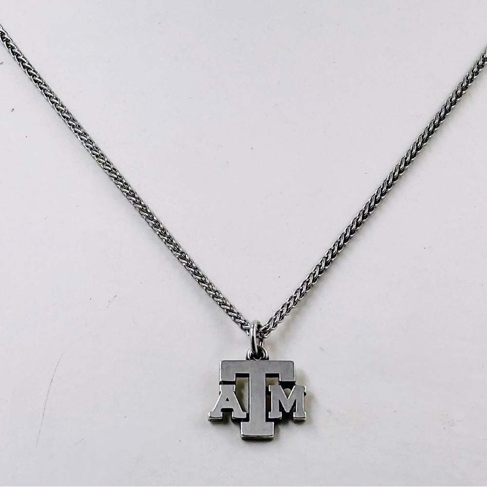 James Avery Sterling TEXAS A&M Necklace